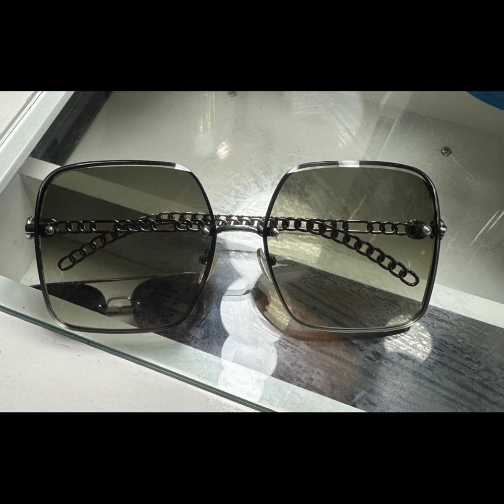 Olive green sunglasses